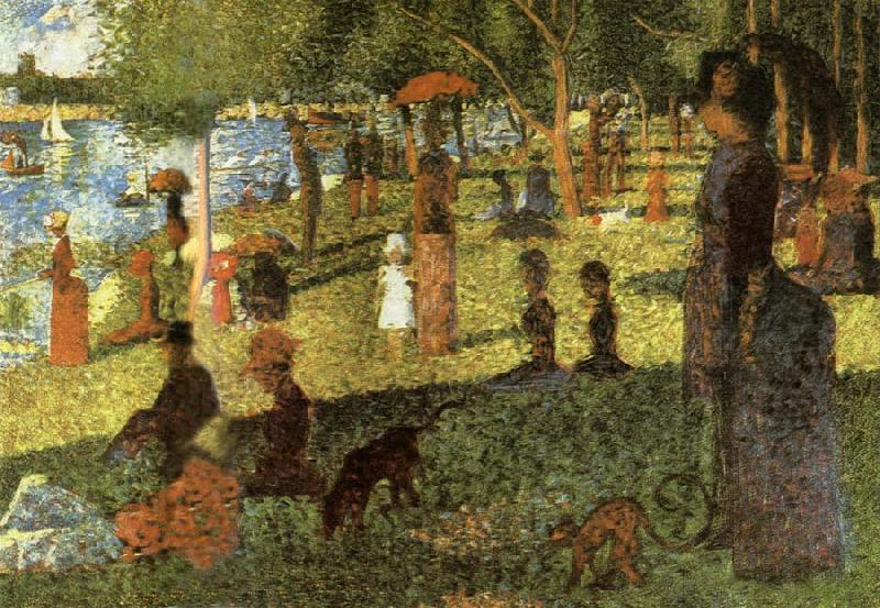 Georges Seurat The Grand Jatte of Sunday afternoon France oil painting art